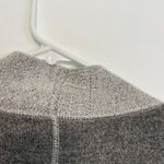 Maurice's Dark Gray Light Gray Colorblock Terry Cloth Open Front Cardigan Sweater Photo 10