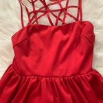 Lulus LULU’S CAN’T CAGE ME RED DRESS Photo 4