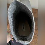 Miu Miu Rare HTF  Silver Lurex Knit Tech Fabric Glitter Heels Booties Size 38 US8 Photo 6