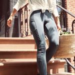 Athleta Delancey moto tights black Small Black Photo 5
