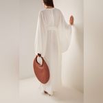 Alexis  Lilla Kaftan Crepe Maxi Dress White Sz S Photo 2