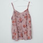 Torrid Womens Sophie Chiffon Double Layer Floral Tank Top Size 1X Pink Flowy Photo 5