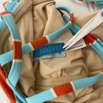 Anthropologie  Allihop Chevron Strip Maillot One Piece Swimsuit Size M 300 Photo 6