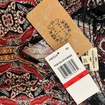 Mason & Belle X-SMALL Black Axelle Tie Front Top - Stitch Fix Boho Bead Detail Photo 5