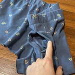 Colsie Women’s Sweat Shorts, Blue Floral, Sz Lg Photo 4