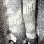 Davi & Dani  Black and White Patterned Cardigan Photo 3