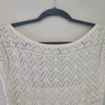 American Eagle  Cream and Silver Sweater Dress Photo 4