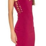 Bariano Lumier by  side cut-out lace up dress Photo 0