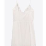 ZARA dress mini summer boho embroidered fringe cotton tribal Aztec wrap Photo 9