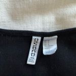 H&M  Top Black Crop Divided Photo 1