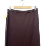Classiques Entier Pony Brown Merino Wool Maxi Skirt XL Pull On Elastic Waist VTG Photo 4
