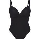 SKIMS NWT  Body Super Push-up Thong Bodysuit M Onyx Photo 1