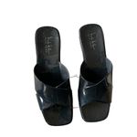 Nicole Miller NEW  NEW YORK SLIP ON SANDAL BLACK SZ-9 Photo 1