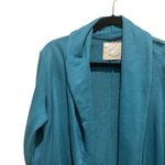 Alternative  Open Cardigan Sweater Teal Blue Size Medium Photo 3