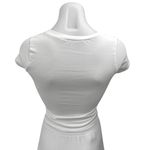 Princess Polly  White Wine Glass Cocktail Short Sleeve T Shirt Tee Crop Top Sz 2 Photo 1