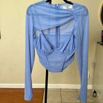 House Of CB RARE  'Isabel' Cornflower‎ Asymmetric Cutout Corset NWOT size M Photo 1