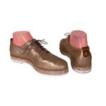 ATTILIO GIUSTI LEOMBRUNI AGL "JULIET" ROSE GOLD METALLIC LOAFERS (38) Pink Size 8 Photo 5