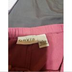 Orvis women textured high waist elastic waist pull-on pink pant L Photo 6