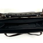 Brighton  Black Pebbled Genuine Leather Studded Heart Purse Shoulder Bag Tote Photo 5