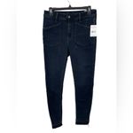 Free People NWT Ivy Released Hem Skinny Jeans Size 29 Seal Blue Photo 3
