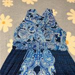 Soma  Blue and Black Paisley Maxi Dress Photo 2