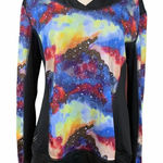Cover girl active galaxy lightweight hooded shirt Black Size XL Photo 0
