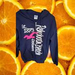 Rehoboth Beach Delaware Blue Hooded Full Zipper Sweatshirt‎ Size Small Photo 1