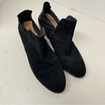 Sam Edelman Black Suede Leather Ankle Boots Womens 10 Fall Booties Western Photo 2