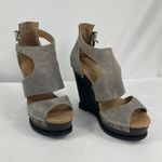 Jessica Simpson  JS-Maris Wedge Sandals in Grey Size 8.5 Photo 0