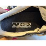 Adidas Walk Hero Tennis Shoes Size 6 Black/White Lace Up Logo Comfort Support Photo 5