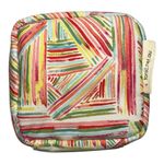 Tonic Australia Bright Printed Pink Sticks 4 x 4 Travel Soft Jewelry Case Cube Photo 3