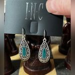 INC Silver Tone Teardrop Earrings by  Photo 0