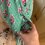 Tuckernuck PINK CITY PRINTS  Tropical Punch Lolita Stripes Green Dress Size Small Photo 4