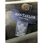 Ann Taylor Black Pinstripe Lined Pencil Skirt Sz 4P 4 Petite Wool Blend Photo 4