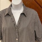 Anne Klein short sleeve button down shirt size M Photo 4