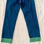 SheIn Green Cuffed Mom Jeans Photo 7