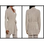 Barefoot Dreams 💕💕 CozyChic Drape Rib Cardigan Ultra Lite Beach Rock XL Photo 2