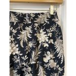 Tuckernuck  Athletic Piped Golf Skort Skirt Black Tan Ojai Vines 16 inch EUC S Photo 8