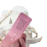 Stoney Clover Lane NWT Stoney Clover sandals Cream White Adjustable Foam Platform Size 8 Photo 8