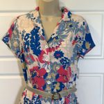 Modcloth  Exciting Find Floral Belted Shirt Dress Secretary 50's Small NWT Photo 5