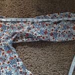 Max Studio floral puffy sleeve button up blouse size medium Photo 15