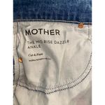 Mother The Mid Rise Dazzler Ankle Leg Jeans Medium Wash Denim Women's Size 25 Blue Photo 5