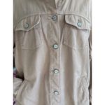 Torrid Denim Jacket Shacket Camel Tan Button Front Pockets 100% Cotton Size 2/2X Photo 4