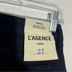 L'Agence ‎ Marlo Oxford Skinny High Rise Silver Clasp Ankle Length Jeans Pants 27 Photo 4