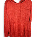 Db Sunday Vibrant Orange Knit thin hoodie Top Size 2X Photo 0