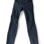 Madewell Black High-Rise Skinny Jeans with Busted Knees & Frayed Hem - Size 26 🖤 Photo 0