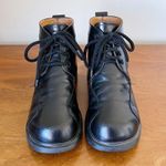 Dr. Martens • vintage 8463 lace up boots black leather square toe made in England Photo 1