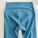 Lululemon Align Super-High-Rise Pant 28" Capture Blue Teal Size 8 Yoga Gym Photo 6