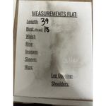 Sharagano  Women 8 Striped Crochet Knit Midi Dress 3/4 Sleeve 60s Inspired Boho Photo 3