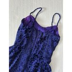 Vintage Roberta Dress Women Small Purple Velvet Burnout Cocktail Party Goth Size undefined Photo 5